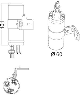 MAHLE, Filtre déshydratant, climatisation