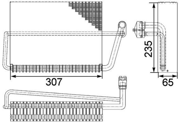 MAHLE, Évaporateur climatisation