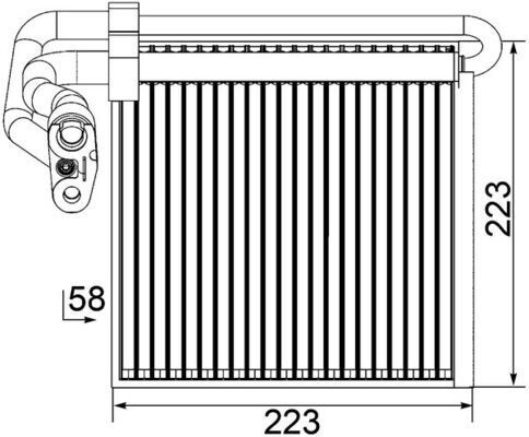 MAHLE, Évaporateur climatisation