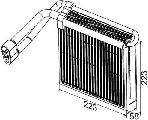 MAHLE, Évaporateur climatisation