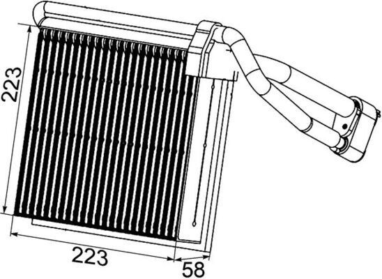 MAHLE, Évaporateur climatisation