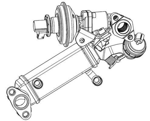 MAHLE, Radiateur, réaspiration des gaz d'échappement