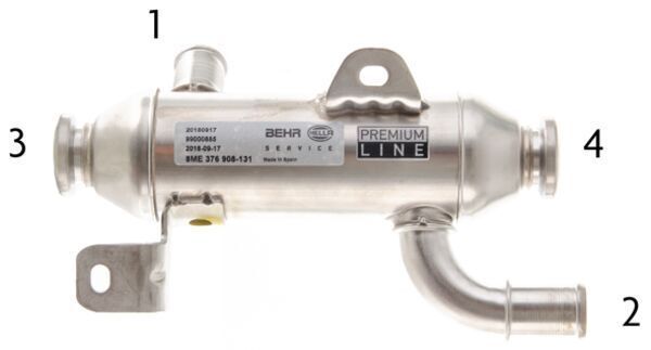 MAHLE, Radiateur, réaspiration des gaz d'échappement