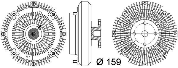 MAHLE, Embrayage, ventilateur de radiateur