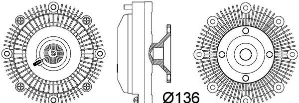 MAHLE, Embrayage, ventilateur de radiateur