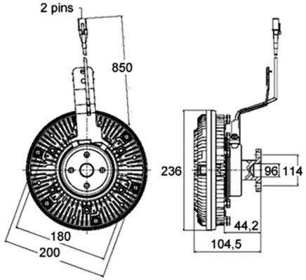 MAHLE, Embrayage, ventilateur de radiateur