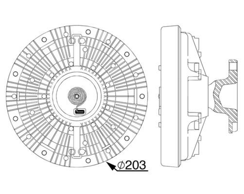 MAHLE, Embrayage, ventilateur de radiateur