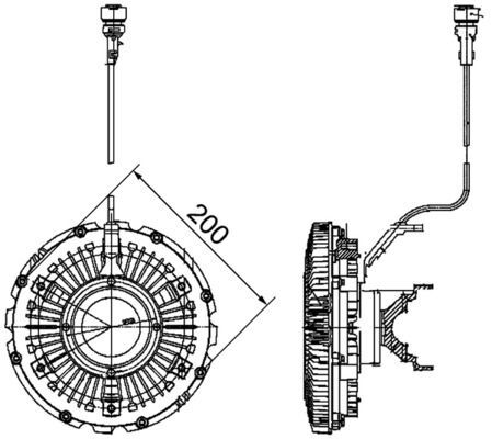 MAHLE, Embrayage, ventilateur de radiateur