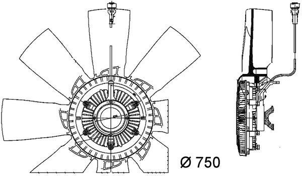 MAHLE, Ventilateur, refroidissement du moteur