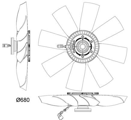 MAHLE, Ventilateur, refroidissement du moteur