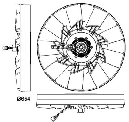 MAHLE, Ventilateur, refroidissement du moteur