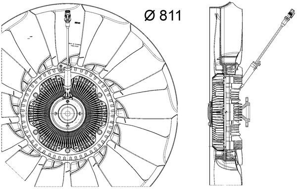 MAHLE, Ventilateur, refroidissement du moteur