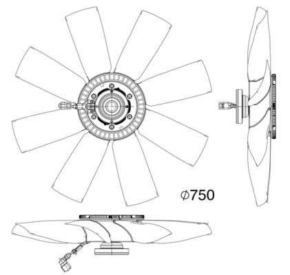 MAHLE, Ventilateur, refroidissement du moteur