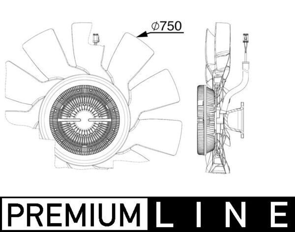 MAHLE, Ventilateur, refroidissement du moteur