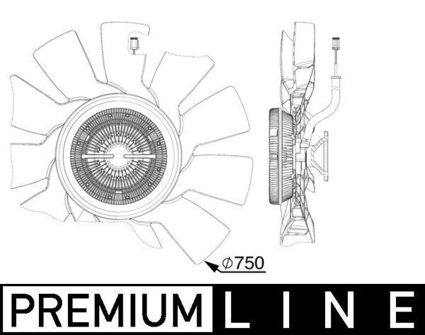 MAHLE, Ventilateur, refroidissement du moteur