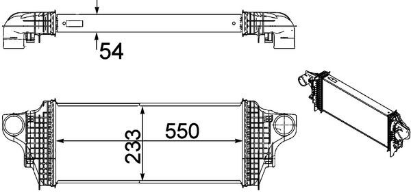 MAHLE, Intercooler, échangeur