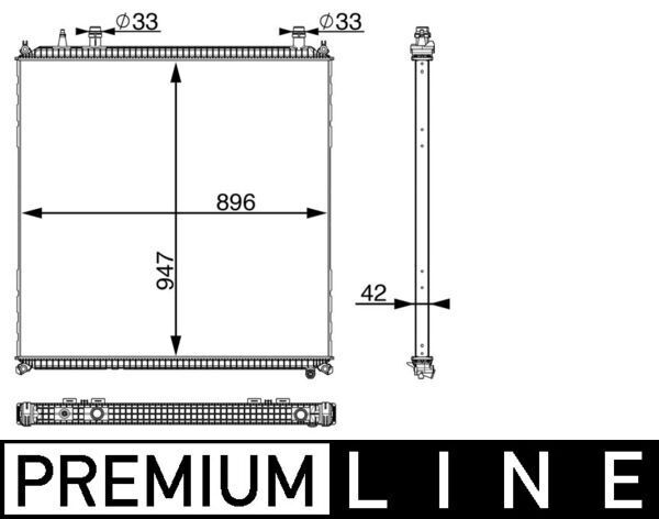 MAHLE, Radiateur basse température, intercooler