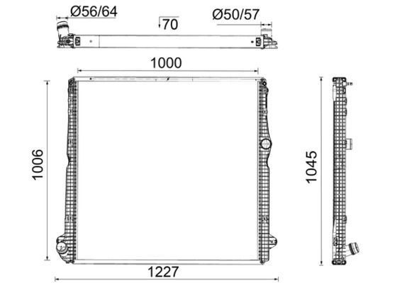 MAHLE, Radiateur, refroidissement du moteur