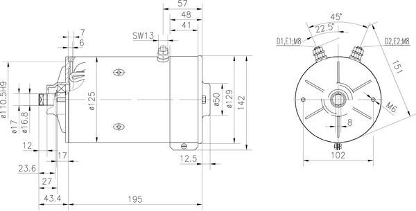 MAHLE, Moteur électrique