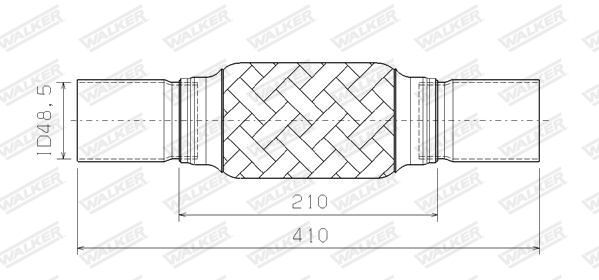 WALKER, Raccord de tuyau, système d'échappement