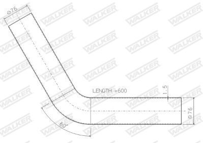 WALKER, Tuyau d'échappement