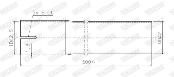 WALKER, Tuyau d'échappement