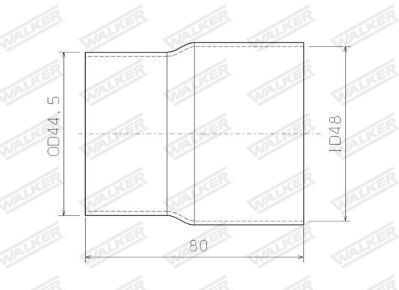 WALKER, Tuyau d'échappement