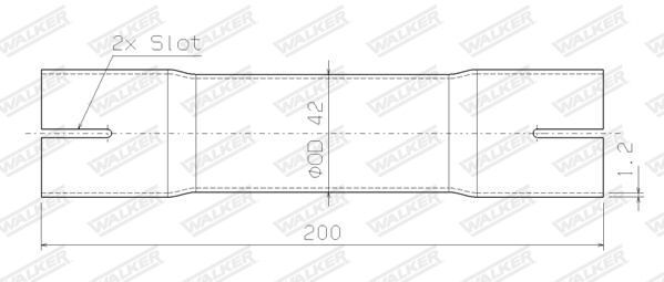 WALKER, Tuyau d'échappement