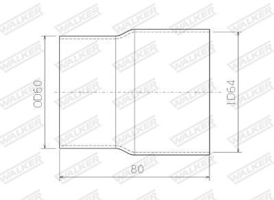 WALKER, Tuyau d'échappement