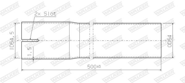 WALKER, Tuyau d'échappement