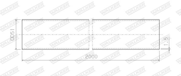 WALKER, Tuyau d'échappement