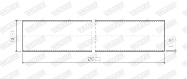WALKER, Tuyau d'échappement