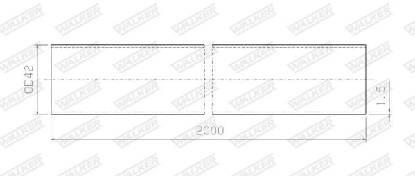 WALKER, Tuyau d'échappement