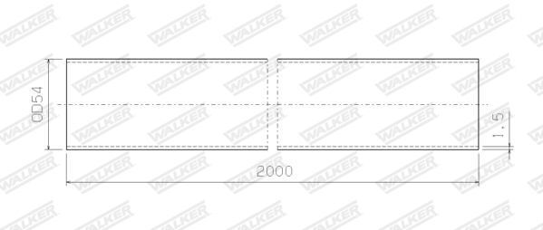 WALKER, Tuyau d'échappement