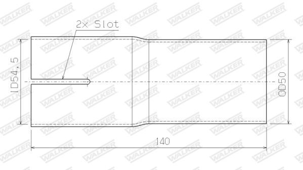 WALKER, Tuyau d'échappement