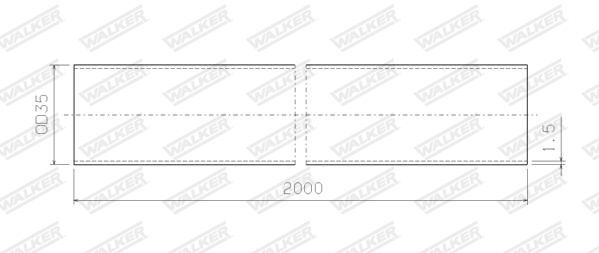 WALKER, Tuyau d'échappement