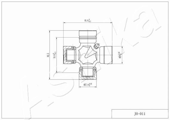 ASHIKA, Joint, arbre longitudinal