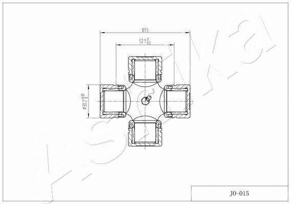 ASHIKA, Joint, arbre longitudinal