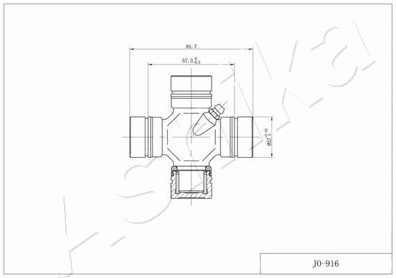 ASHIKA, Joint, arbre longitudinal