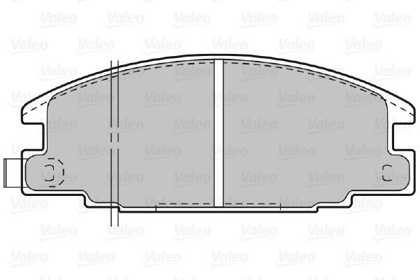VALEO, Kit de plaquettes de frein, frein à disque