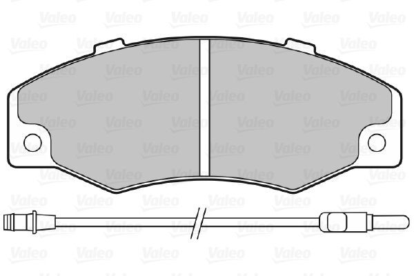 VALEO, Kit de plaquettes de frein, frein à disque