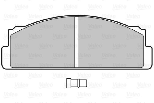 VALEO, Kit de plaquettes de frein, frein à disque