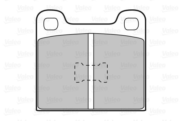 VALEO, Kit de plaquettes de frein, frein à disque