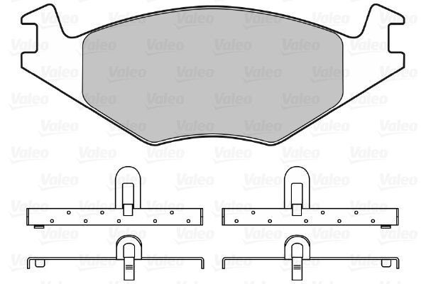 VALEO, Kit de plaquettes de frein, frein à disque
