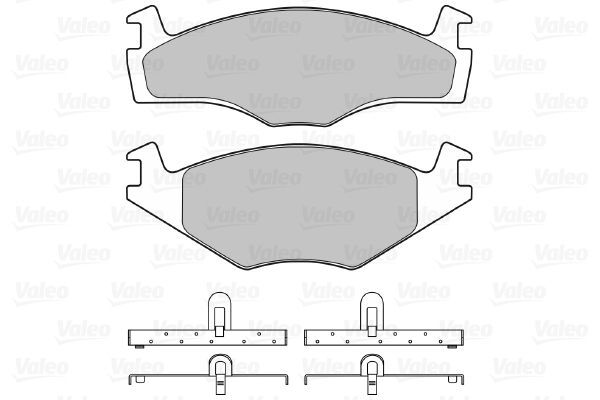 VALEO, Kit de plaquettes de frein, frein à disque