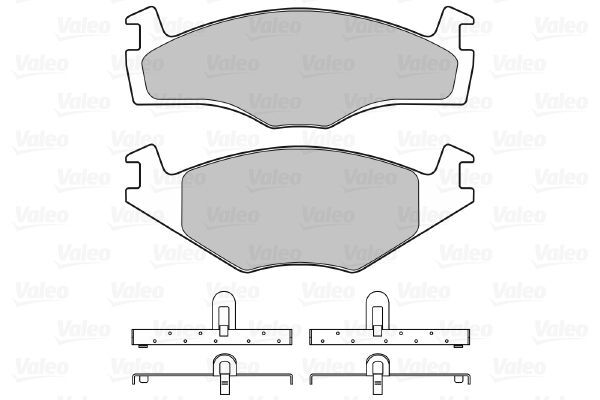 VALEO, Kit de plaquettes de frein, frein à disque