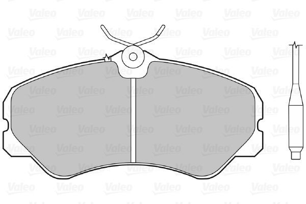 VALEO, Kit de plaquettes de frein, frein à disque