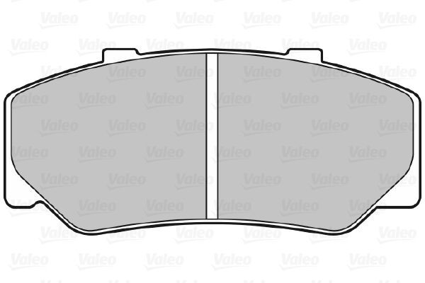 VALEO, Kit de plaquettes de frein, frein à disque