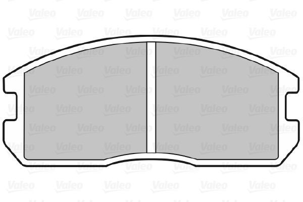 VALEO, Kit de plaquettes de frein, frein à disque