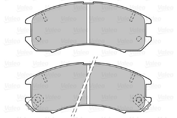 VALEO, Kit de plaquettes de frein, frein à disque